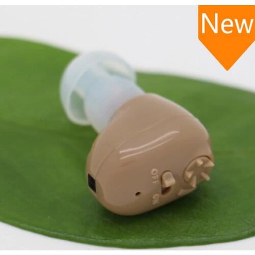 Deafness Earphone rechargeable wireless Hearing Aid Mini Ear Amplifier For Hearing loss s-102 Top Brand Free Shipping
