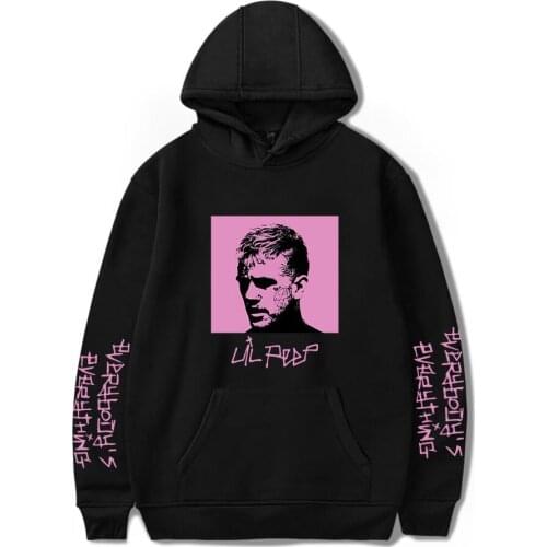 New Lil Peep Black Hoodies Rap Hiphop LilPeep Couple Sweatshirt Harajuku Streetwear Hip Hop Pullover Hooded Jacket Plus Size