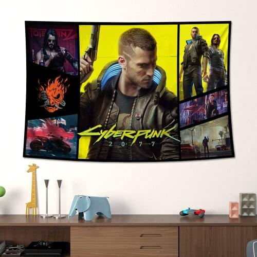 Game collection poster hanging cloth various video game decorative painting tapestry computer background cloth wall cloth canvas