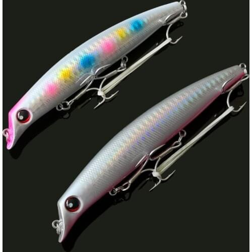 Noeby Sasuke minnow lure fishing 120mm floating 0-0.9m wobblers hard saltwater hard bait fishing for sea bass NBL9029