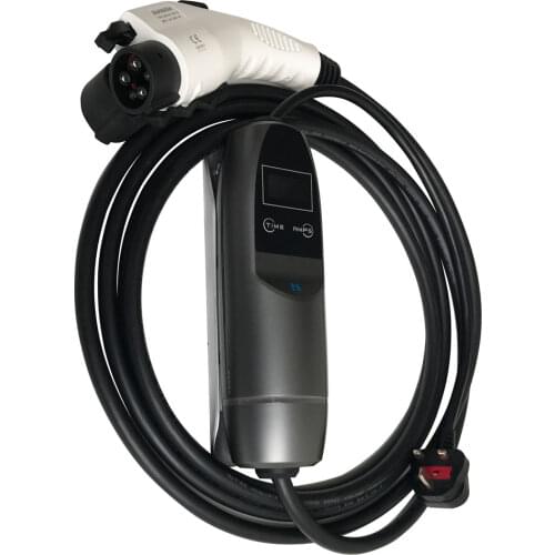 SAEJ1772 Level 2 Wallbox Electric Car Charge Cable EV Charging Station3.6kw TYPE 1 Ev Charger AutoOutdoor Button Card Earth