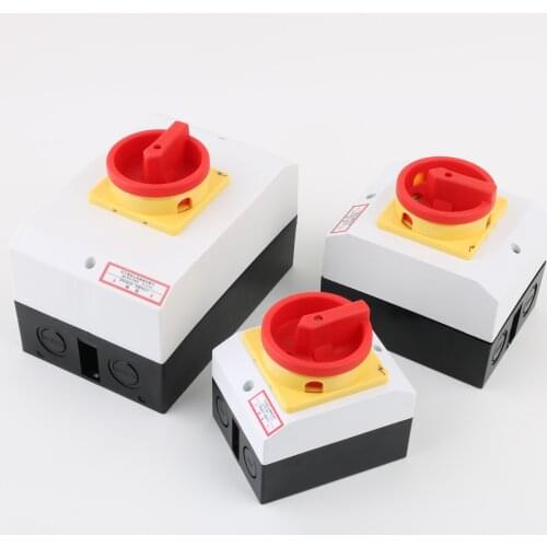 SFD11 load isolation switch box outdoor waterproof sealed LW42 rotary power supply cut off LW26 switch