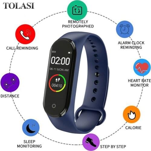 Smart Watch Men/Women M4 Fitness Bracelet Bluetooth Waterproof Heart rate Monitor Smart Watch Women Fitness Tracker SmartWatch