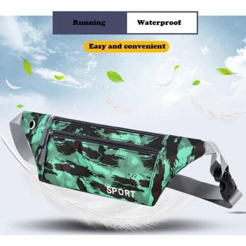 Universal Mobile Phone Bag Pouch Men Women Hidden Pouch Gym Outdoor Sports Bags Running Belt Waist Pack Fitness Travel Chest Bag