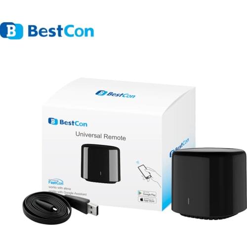 Broadlink RM4C mini BestCon Universal Remote Smart Bridge Hub works with Google Home and Alexa