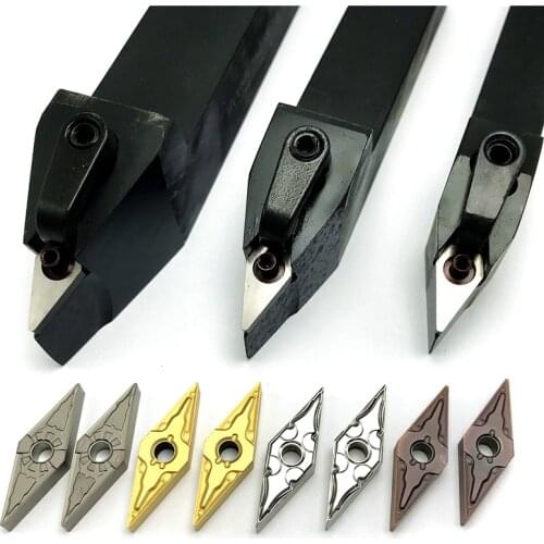 MVVNN1616K16 MVVNN2020K16 MVVNN2525M16 External Turning Tool Holder +Carbide Inserts Cutting Tools VNMG160404/08 Turning Insert