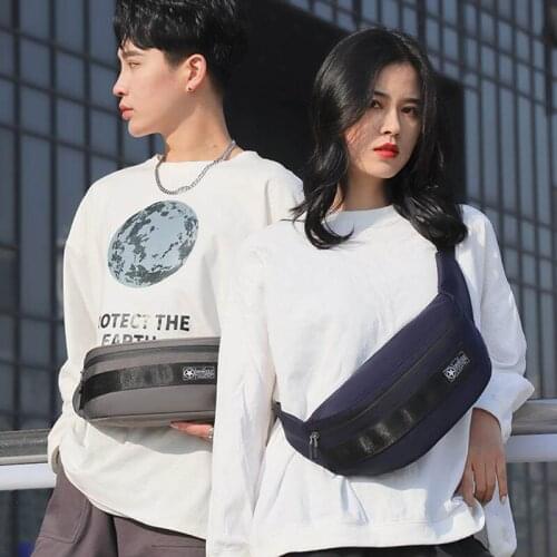 Waterproof Sports Phone Pouch Unisex Hip Banana Waist Pack 2021 Fashion Crossbody Bag Nylon Casual Chest Bag Men Belt Bags