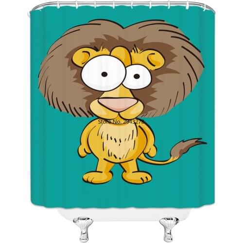 Unique Design Cute Chicken And Eggshell Painting Hanging Shower Curtain Waterproof Mildew Polyester Fabric Home Bathroom Decorat