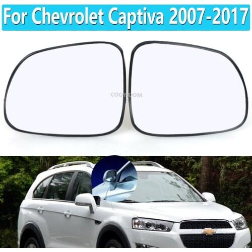 1 Pair for Chevrolet Captiva 2007 2008 2009 2010 2011 2012 2013 2014 2015 2016 2017 Auto Heated Wing Rear Mirror Glass