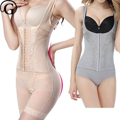 PRAYGER Women Lift Bras Body Shaper Hook Control Abdomen Underwear Butt lifter Shaper Slimming Thigh Slimmer Bodysuits