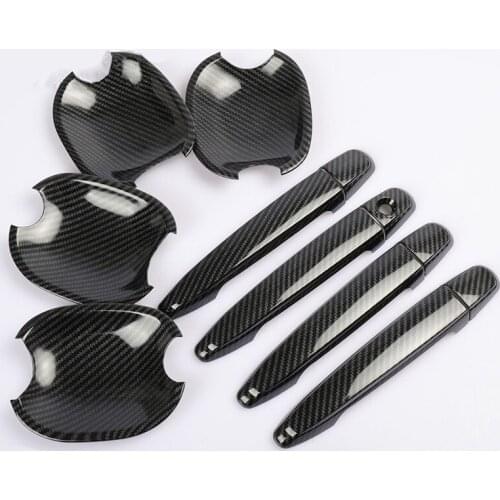 1 Set Car Exterior Door Handle Cover Bowl Sticker Moulding Trim Set for Toyota 6th Camry 2007 2008 2009 2010 2011 Styling