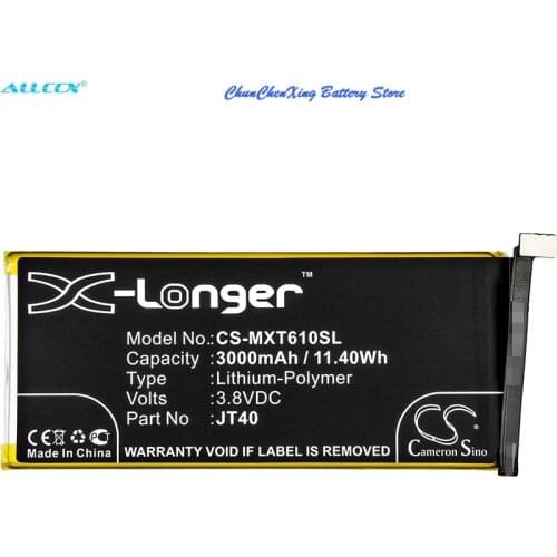 Cameron Sino 3000mAh Battery JT40 for Motorola G6 Plus,XT1926-1,XT1926-2,XT1926-3,XT1926-5,XT1926-6,XT1926-7, XT1926-8, XT1926-9