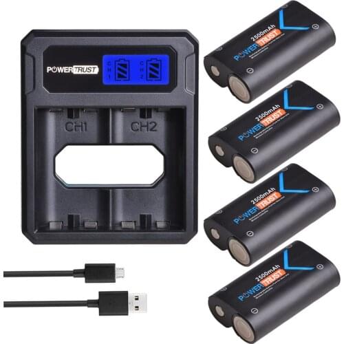 Rechargeable Controller Battery Pack and Dual Charger for Xbox One /Xbox One S/Xbox One X/Xbox One Elite Wireless Controller