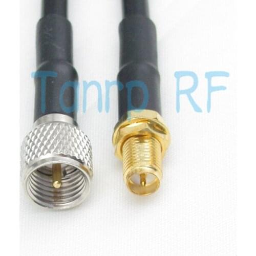 Free shipping! 6FEET mini UHF male plug to RP SMA female jack 2m RF Pigtail coaxial jumper extension cable 200CM RG58 cable