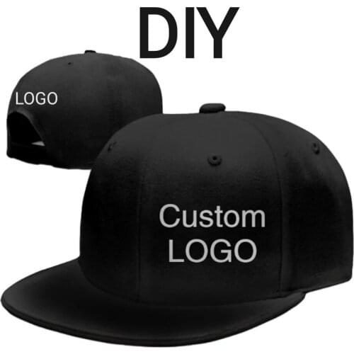 DIY Logo Baseball Cap Custom Child&Adult Printing Embroidery Flat Cap Hip-hop Famous Brand Bucket Hat High-quality Snapback