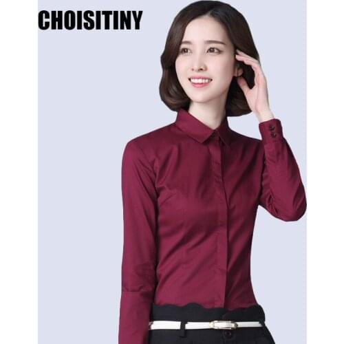 Женские рубашки с длинным рукавом ChoiSiTiny China At AliExpress