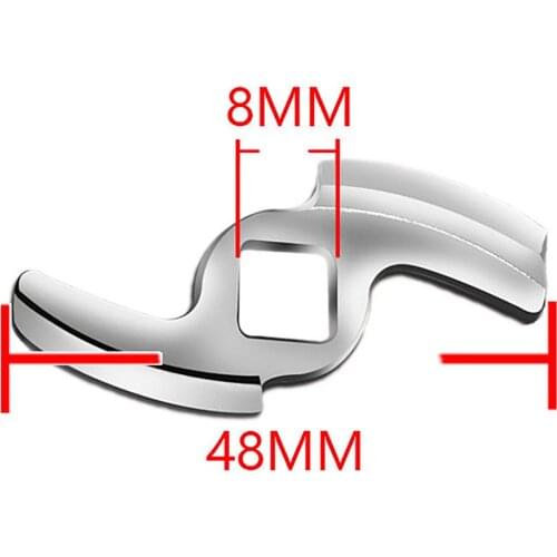 9pcs/set 5# Meat Grinder Stainless Steel Mincer Hole Plate Shredder Disc Blade for Home Meat Grinder Machine Accessories