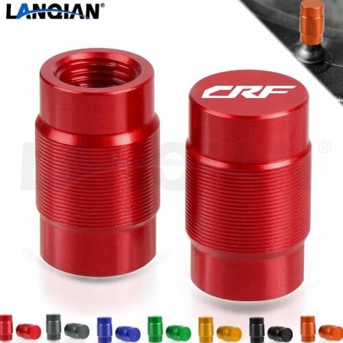 Motorcycle Aluminum Wheel Tire Valve Stem Caps Airtight Covers For Honda CRF 150 230 250 450 X F R L M RALLY 2003-2019 Parts