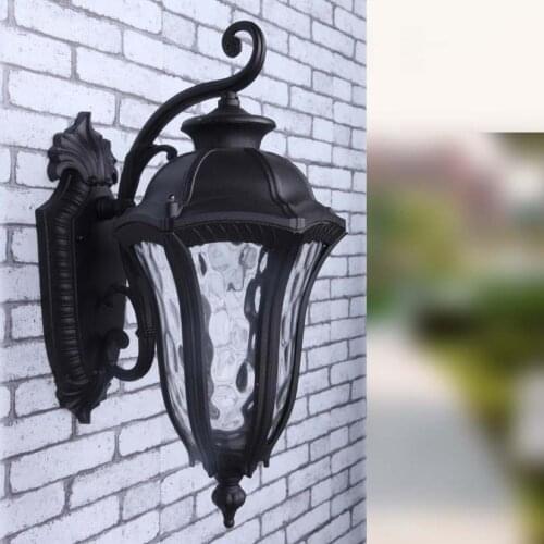 European LED lamp Aluminum Wall Light Outdoor Wall Sconce Lighting Waterproof Garden Porch Lights Fixtures Lamparas Pared