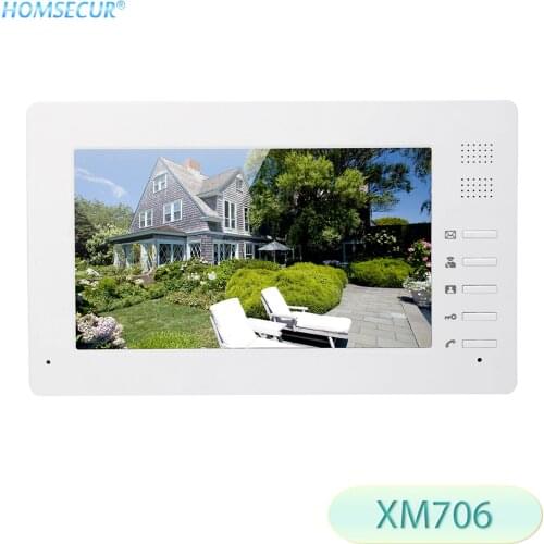 HOMSECUR 7inch Indoor Monitor XM706 For Video Door Phone Intercom System