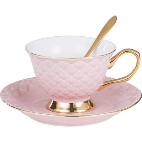 Ceramic Coffee Cups And Saucers Creative Phnom Penh Tea Sets Modern Design Coffee Cups With Spoon Tasas De Cafe Eco Friendly