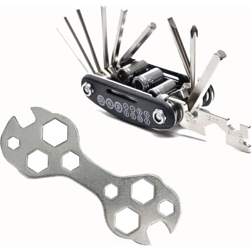 Multifunction Hex Key Screwdriver Socket Wrench Repair Tool Hexagon Screw Nuts Wrench for Motorcycle Scooter BIke Removal Tool