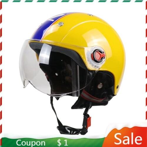 Motorcycle Helmet Open Face Moto Helmet Dual Lens Moto Casco Capacetes Motorbike Electric Helmets Black capacete de motocicleta