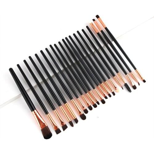 Makeup Brushes Set 12/20pcs Eye Shadow Blending Eyeliner Eyelash Eyebrow Make up Brushes Professional Eyeshadow Brushes
