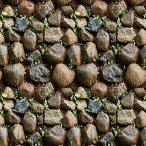 3d Old-fashioned Wood Texture Wallpaper Pvc Self-adhesive Waterproof Wallpaper Home Decoration Wallpaper Living Room Bedroom