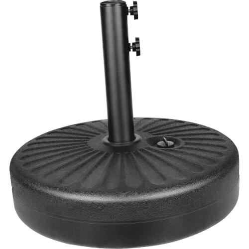 Outdoor Patio Umbrella Round Base Replacements Summer Parasol Stand Fixed