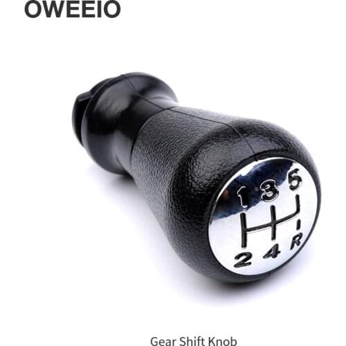 OWEEIO Gear Shift Knob For PEUGEOT 206 207 307 Gear Lever Handball Plating Cover 5-speed Shift Handball High-quality Gear Shift