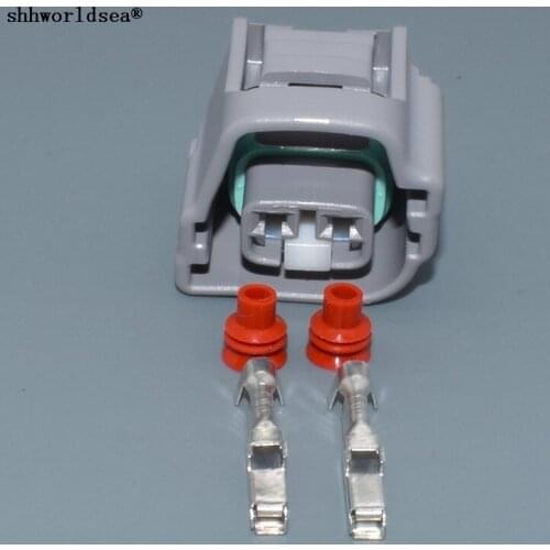 Shhworldsea 2 pin way 11255 for toyota automotive plastic female cable electrical plug waterproof connector housing 7283-8129-40