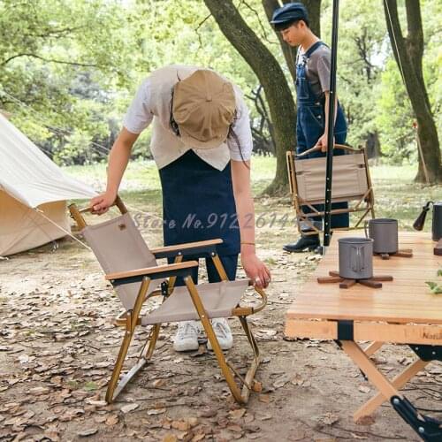 Folding Chair Outdoor Ultra-light Portable Outdoor Fishing Simple Backrest Camping Sketching Aluminum Alloy Beach Chair