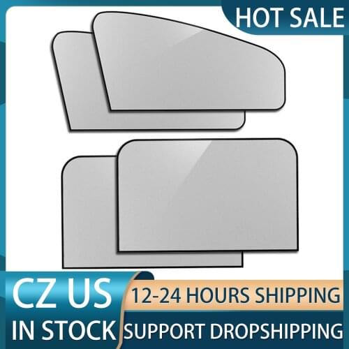 4PCS Magnetic Car Sun Shade UV Protection Universal Curtain Durable Window Sunshade Sun Visor For Summer Protection Sun Shade