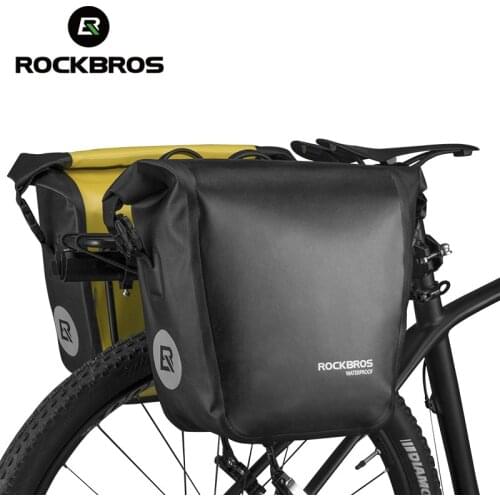 ROCKBROS MTB Road Bike Bicycle Bags Waterproof Bike Bag Rear Rack Pannier Bag Trunk Pack Cycling MTB Bag 10-18L Bike Accessories