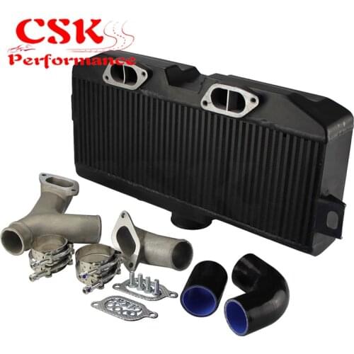 Top Mount Uprated Intercooler +Y Pipe Kit Fits For Subaru 02-07 WRX STI EJ20 EJ25 GD Red / Blue / Black