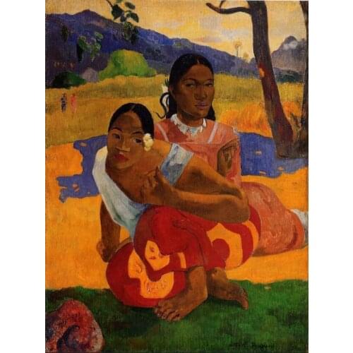 High quality Oil painting Canvas Reproductions When are you Getting Married (1892) by Paul Gauguin hand painted