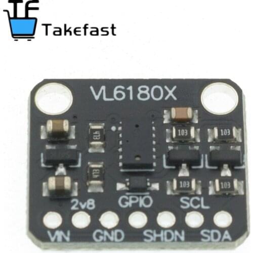 1PCS VL6180 VL6180X Range Finder Optical Ranging Sensor Module for Arduino I2C Interface 3.3V 5V gesture recognition