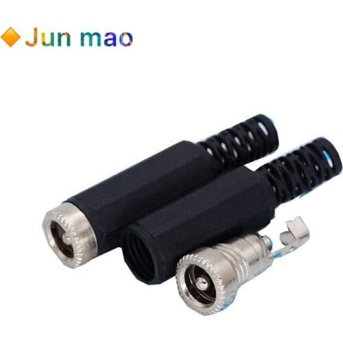 10PCS YX-5.5-2.1 DC Power Female Plug Jack Socket 5.5x2.1mm Adapter Connector Female seat YX Disassembly base 5.5*2.1 DC-022