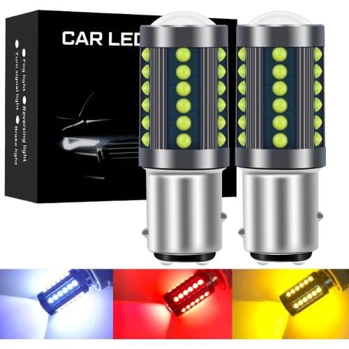 2x COB 36smd S25 1156 BA15S P21W LED BAY15D P21/5W 1157 BAU15S PY21W lamp led Bulbs For Turn Signal Light Brake Backup Lights