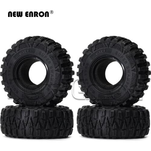 4Pcs 2.2" Soft Rubber 120MM Super Swamper Rocks Tyre Tires For RC 1/10 Crawler Racing Car Axial SCX10 TRX4 KM2 YETI RR10 Wraith