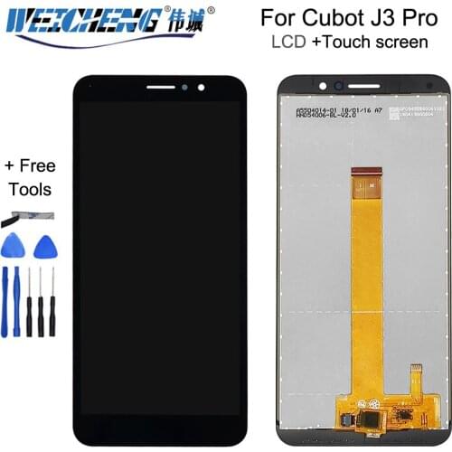 5.5''For Cubot J3 Pro LCD Display with Touch Screen Digitizer For Cubot J3 Pro Mobile Phone Accessories With Tools And Adhesive
