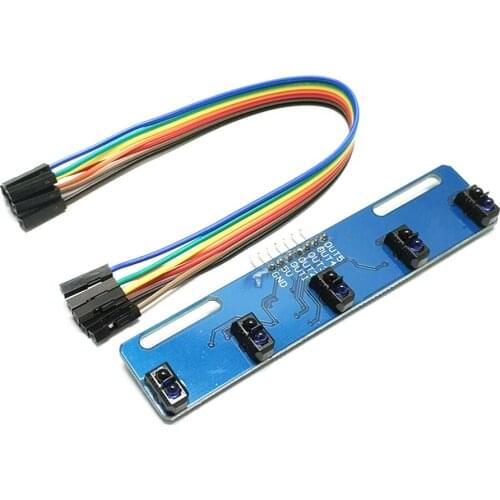 5 channel black and white line recognition sensor module Tracking Tracking smart car / infrared sensor TCRT5000