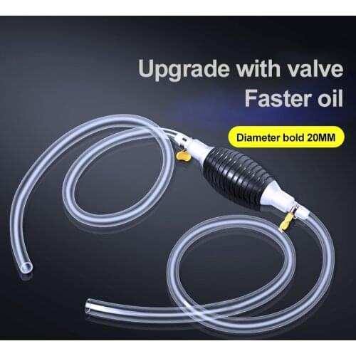 Wonderlife Car Moto Fuel Pump Gas Oil Pump Manual Hand Suction Pipe Pumping Durable For Liquid Petrol Tuning Fuel Diesel Pump