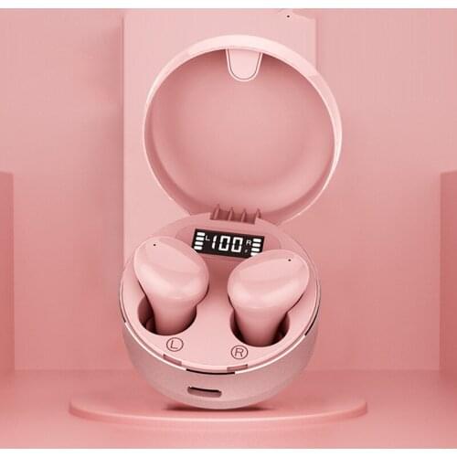 TWS T3 Bluetooth Earphone Waterproof HIFI Wireless Headset Bluetooth 5.0 Power Display Intelligent Touch with Charging Case