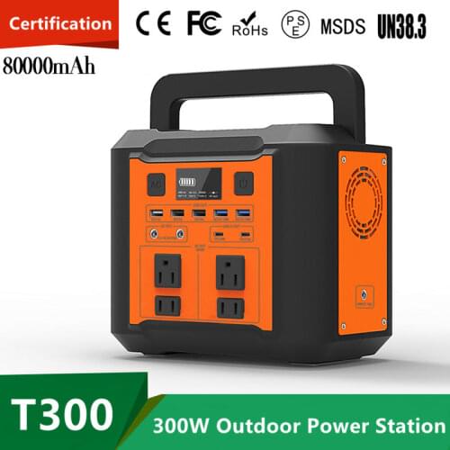 GKFLY 110V/220V 500W Solar Generator Battery Charger 80000mAh Portable Power Station Outdoor Energy Power Supply for Car Outdoor