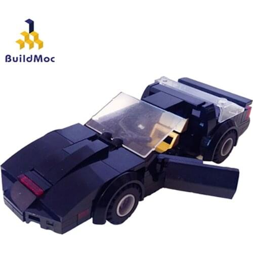 City Mechanical Classic Car Knight Rider KITT Model Bricks Creator Technical Classical Racing Vehicle Building Blocks Kids Toys