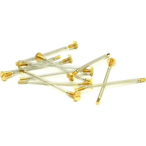 5pcs/Lot 50*2.35mm Universal Replacement Flint Spring Screws Kit For Zorro Kerosene Oil Petrol Lighter Repair Service Inner Part