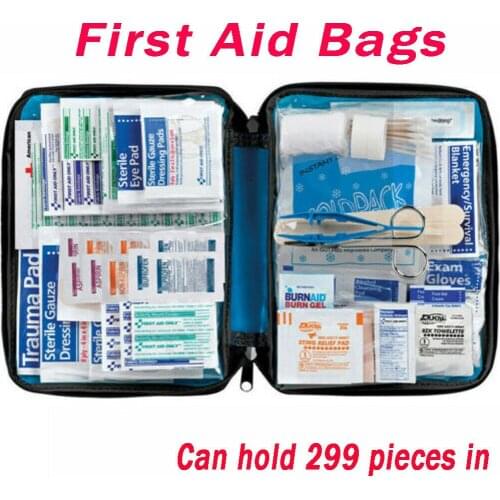 Medical Tactical 299Pcs First Aid Kit Bags Emergency Responder Kit Survival Home Outdoors Medical Emergency Survival Storage Bag
