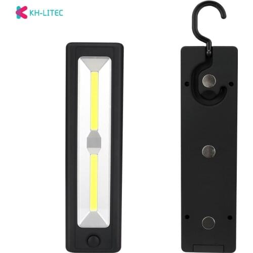 Mini COB LED Work Light Powerful Portable Lantern Hook Magnet Camping Lamp COB 4*AA Flashlight Torch Waterproof Camping Light